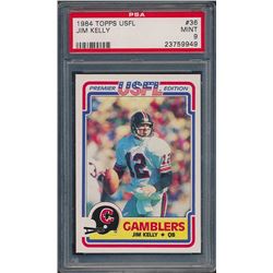 1984 Topps USFL #36 Jim Kelly XRC (PSA 9)