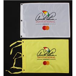 Lot of (2) Arnold Plamer Invitational Golf Pin Flags