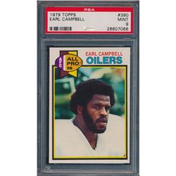 1979 Topps #390 Earl Campbell RC (PSA 9)