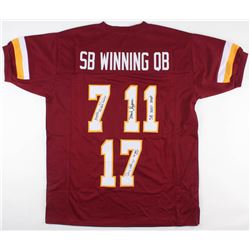 Joe Theismann, Doug Williams  Mark Rypien Signed "SB Winning QB" Jersey with Incriptions (JSA COA)