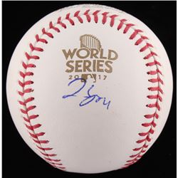 George Springer Signed 2017 World Series Baseball (JSA COA)