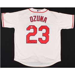 Marcell Ozuna Signed St. Louis Cardinals Jersey Inscribed "The Big Bear" (JSA COA)