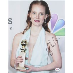 Jessica Chastain Signed "Golden Globe Awards" 11x14 Photo (PSA COA)