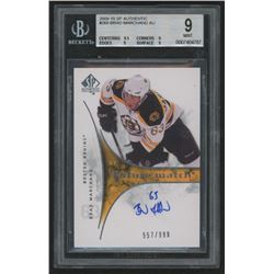2009-10 SP Authentic #260 Brad Marchand Autograph RC (BGS 9)
