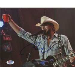 Toby Keith Signed 8x10 Photo (PSA COA)