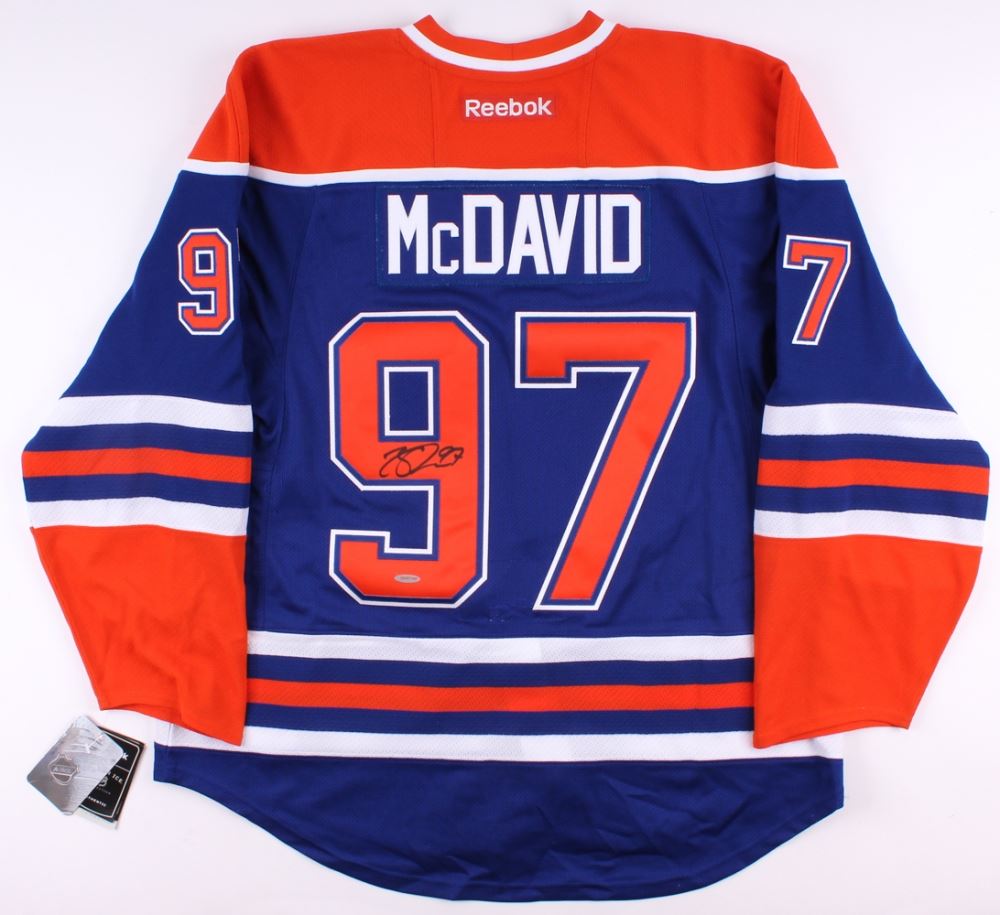 connor mcdavid signed jersey