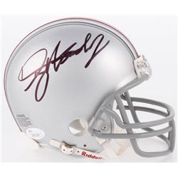 Dwayne Haskins Signed Ohio State Buckeyes Mini Helmet (JSA COA)