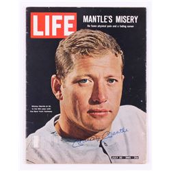 Mickey Mantle Signed Vintage "Life" Magazine (JSA LOA)