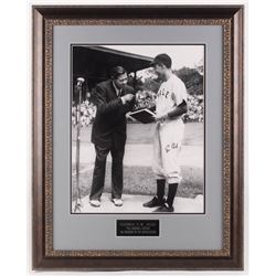 George H. W. Bush Signed Yale Bulldogs 24.25x30.25 Custom Framed Photo Display (JSA LOA)
