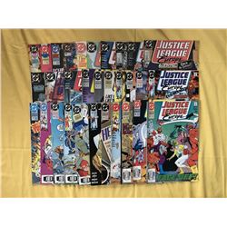 Near Complete Set of (69/73) 1989-1994 Justice League Europe DC Comic Books