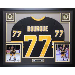 Ray Bourque Signed 35x43 Custom Framed Jersey (JSA COA)