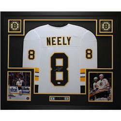 Cam Neely Signed 35x43 Custom Framed Jersey (JSA COA)