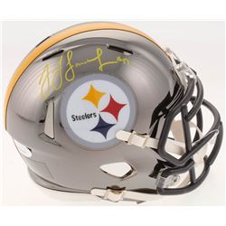 JuJu Smith-Schuster Signed Pittsburgh Steelers Chrome Speed Mini-Helmet (JSA COA)
