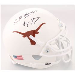 Earl Campbell Signed Texas Longhorns Mini Helmet Inscribed "HT 77" (JSA COA)