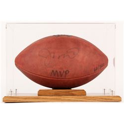Joe Montana Signed LE Official Super Bowl XXIV Game Ball Inscribed "MVP" (JSA COA)