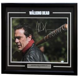 Jeffery Dean Morgan Signed "The Walking Dead" 25x27 Custom Framed Photo Display (JSA COA)