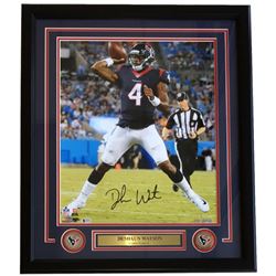 Deshaun Watson Signed Houston Texans 22x27 Custom Framed Photo (Beckett COA  Watson Hologram)