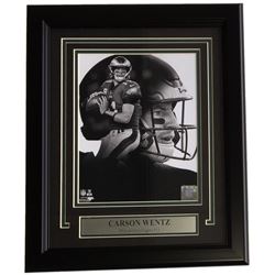 Carson Wentz Philadelphia Eagles 14x17 Custom Framed Photo Display