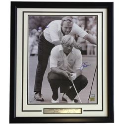 Arnold Palmer  Jack Nicklaus Signed 22x27 Custom Framed Photo Display (Fanatics Hologram)