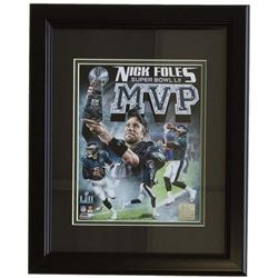 Nick Foles Philadelphia Eagles Super Bowl 52 14x17 Custom Framed Photo Display