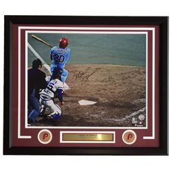 Mike Schmidt Signed Philadelphia Phillies 22x27 Custom Framed Photo Display (Fanatics Hologram  MLB 