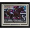 Image 1 : Mike Smith Signed 22x27 Custom Framed Photo Display (Sports Integrity COA)
