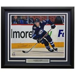 Patrik Laine Signed Winnipeg Jets 22x27 Custom Framed Photo Display (Fanatics Hologram)
