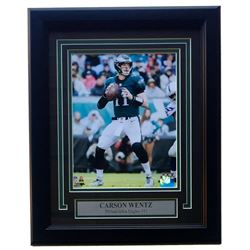 Carson Wentz Philadelphia Eagles 14x17 Custom Framed Photo Display