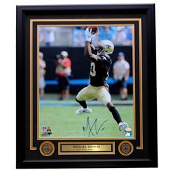 Michael Thomas Signed New Orleans Saints 22x27 Custom Framed Photo Display (JSA COA)