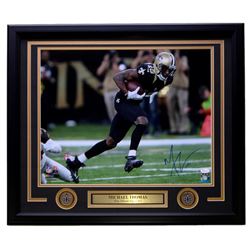 Michael Thomas Signed New Orleans Saints 22x27 Custom Framed Photo (JSA COA)