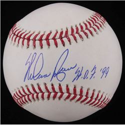 Nolan Ryan Signed OML Baseball Inscribed "HOF 99" (AI Verified COA  Ryan Hologram)