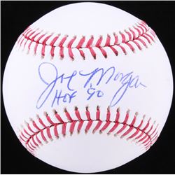 Joe Morgan Signed OML Baseball Inscribed "HOF 90" (JSA COA)