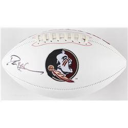 Deion Sanders Signed Florida State Seminoles Logo Football (Beckett COA)