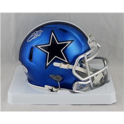 Emmitt Smith Signed Dallas Cowboys Blaze Speed Mini Helmet (Beckett COA  Prova Hologram)