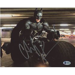 Christian Bale Signed "Dark Knight" 8x10 Photo (Beckett COA)