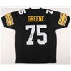 Image 1 : Joe Greene Signed Jersey Inscribed "HOF 87" (JSA COA)