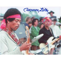 Henry Diltz Signed "Jimi Hendrix" 8x10 Photo (Beckett COA)