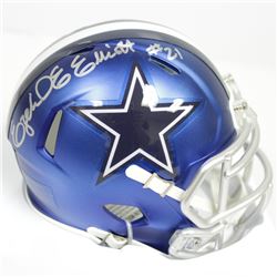Ezekiel Elliott Signed Dallas Cowboys Speed Blaze Mini-Helmet (Beckett COA)