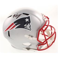 N'Keal Harry Signed New England Patriots Full-Size Speed Helmet (Beckett COA)