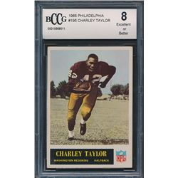 1965 Philadelphia #195 Charley Taylor RC (BCCG 8)