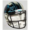 Image 1 : Luke Kuechly Signed Carolina Panthers Full-Size Authentic On-Field Chrome Speed Helmet Inscribed "Ke