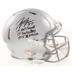 Joey Bosa Signed Ohio State Buckeyes Full-Size Authentic On-Field Speed Helmet with Multiple Inscrip