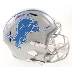 Kerryon Johnson Signed Detroit Lions Full-Size Speed Helmet Inscribed "Simba!" (Radtke COA)