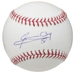 Edgar Renteria Signed OML Baseball (Beckett COA)
