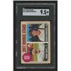 Image 1 : 2017 Topps Heritage #314A Robby Scott RC / Andrew Benintendi RC (SGC 9.5)