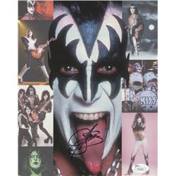Gene Simmons Signed KISS 8x10 Photo (JSA COA)