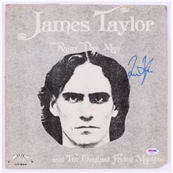 James Taylor Signed "Rainy Day Man" Vinyl Record Album (PSA COA)