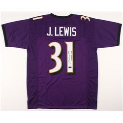 Jamal Lewis Signed Jersey Inscribed "2000 Yd Club" (Radtke COA)
