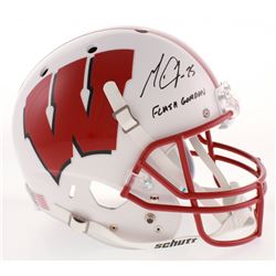 Melvin Gordon Signed Wisconsin Badgers Full-Size Helmet Inscribed "Flash Gordon" (Radtke COA)