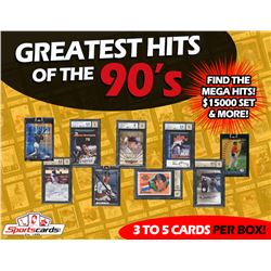 Sportscards.com â€œGreatest Hits of the 90â€™sâ€ Baseball Autographs  Rare Card Box!